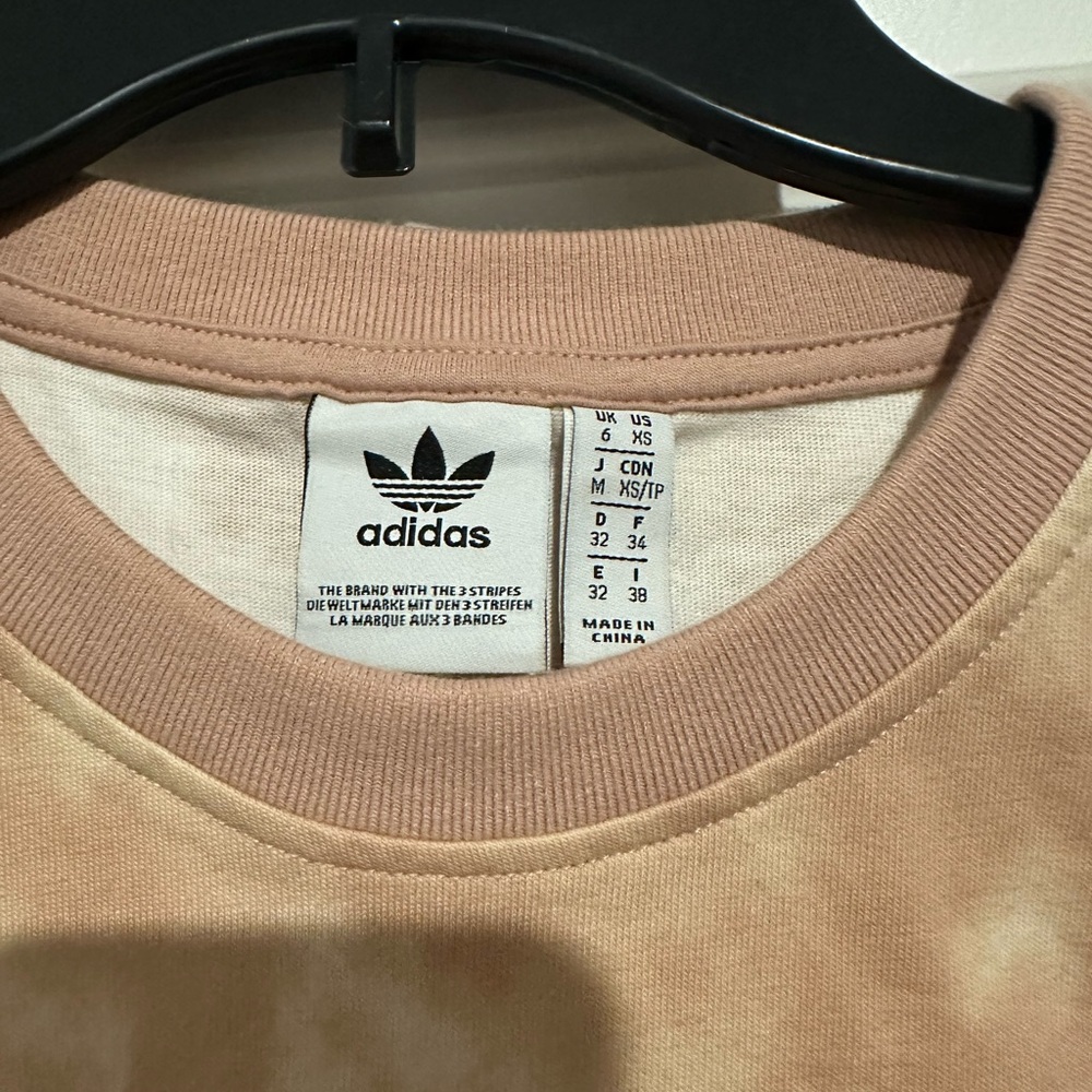 Adidas Tie-Dye Crop Top XS - Picture 2 of 2